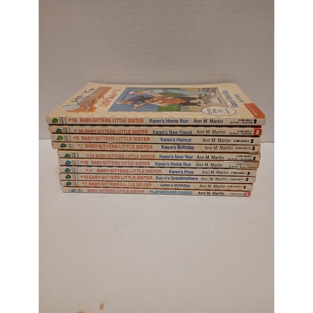 The Baby-Sitters Club and Little Sister Series Lot Of 10 Vintage Books